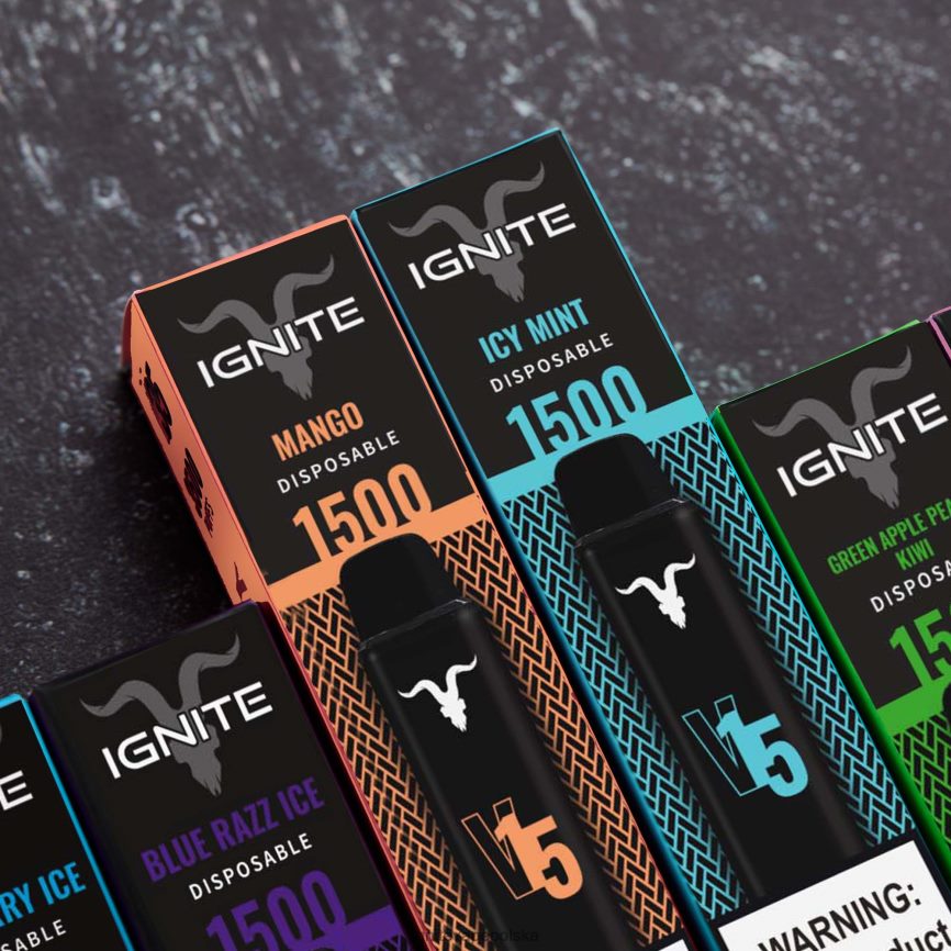 Ignite E Papieros Cena | IGNITE V15 vape pen 10 szt lód jagodowy 0648NZ97